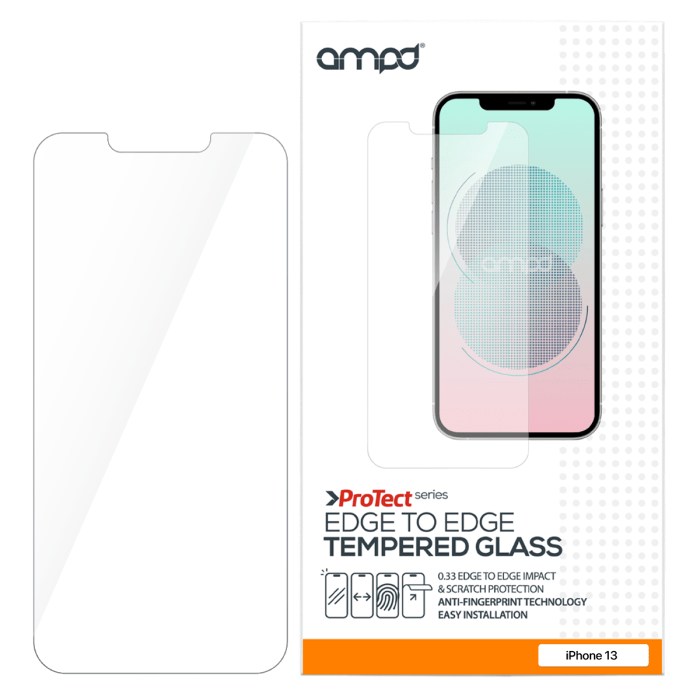 Wholesale cell phone accessory AMPD - 0.33 Impact Flex Clear Tempered Glass Screen Protector