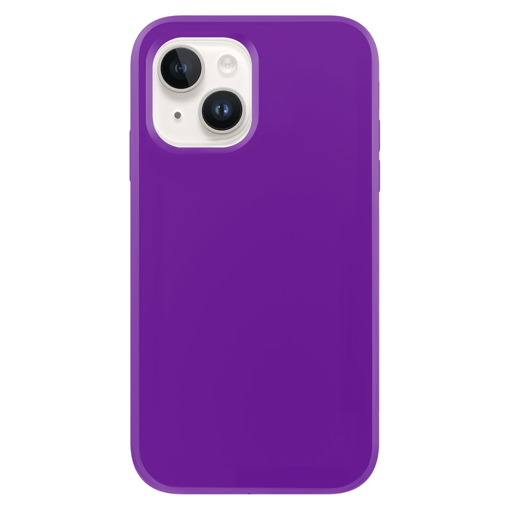 Wholesale cell phone accessory AMPD - Dual Layer Classic Slim Case for Apple iPhone 13 - Purple
