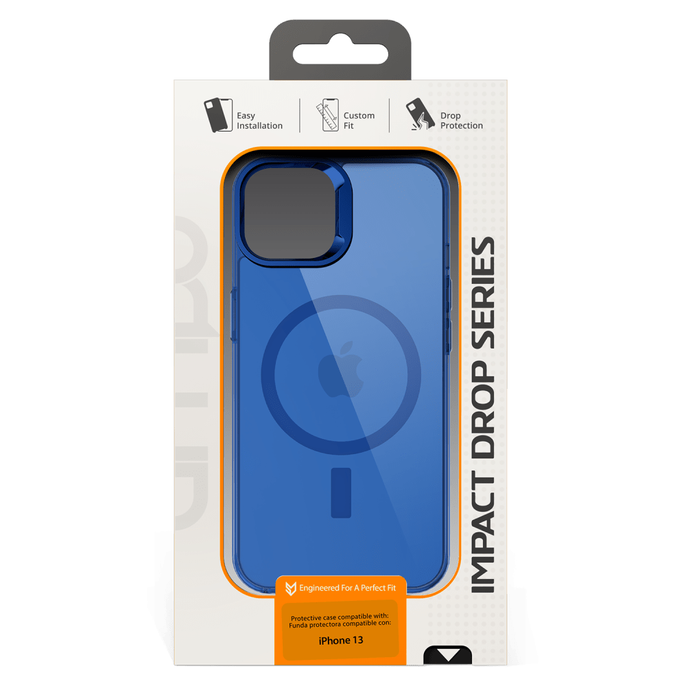 Wholesale cell phone accessory AMPD - TPU  /  Acrylic Drop MagSafe Case for Apple iPhone 13