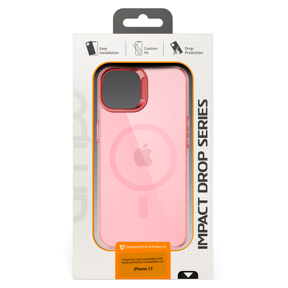 Wholesale cell phone accessory AMPD - TPU  /  Acrylic Drop MagSafe Case for Apple iPhone 13