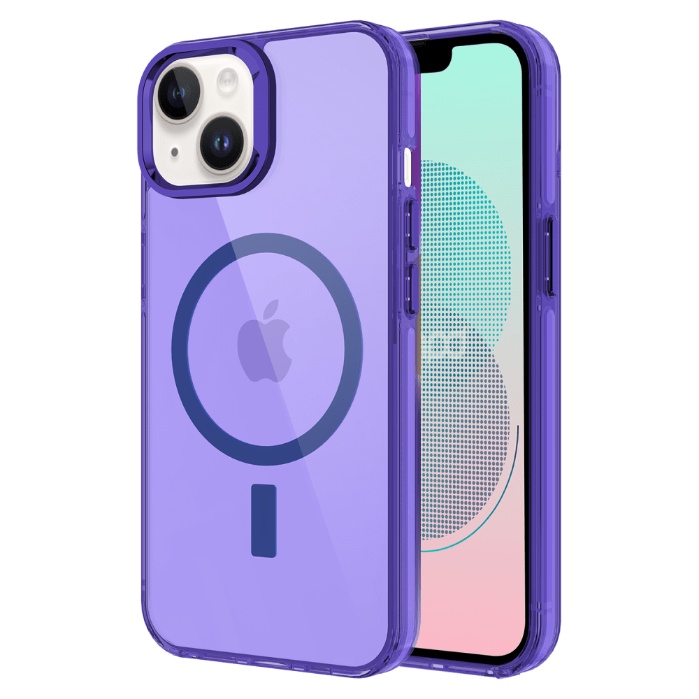Wholesale cell phone accessory AMPD - TPU  /  Acrylic Drop MagSafe Case for Apple iPhone 13