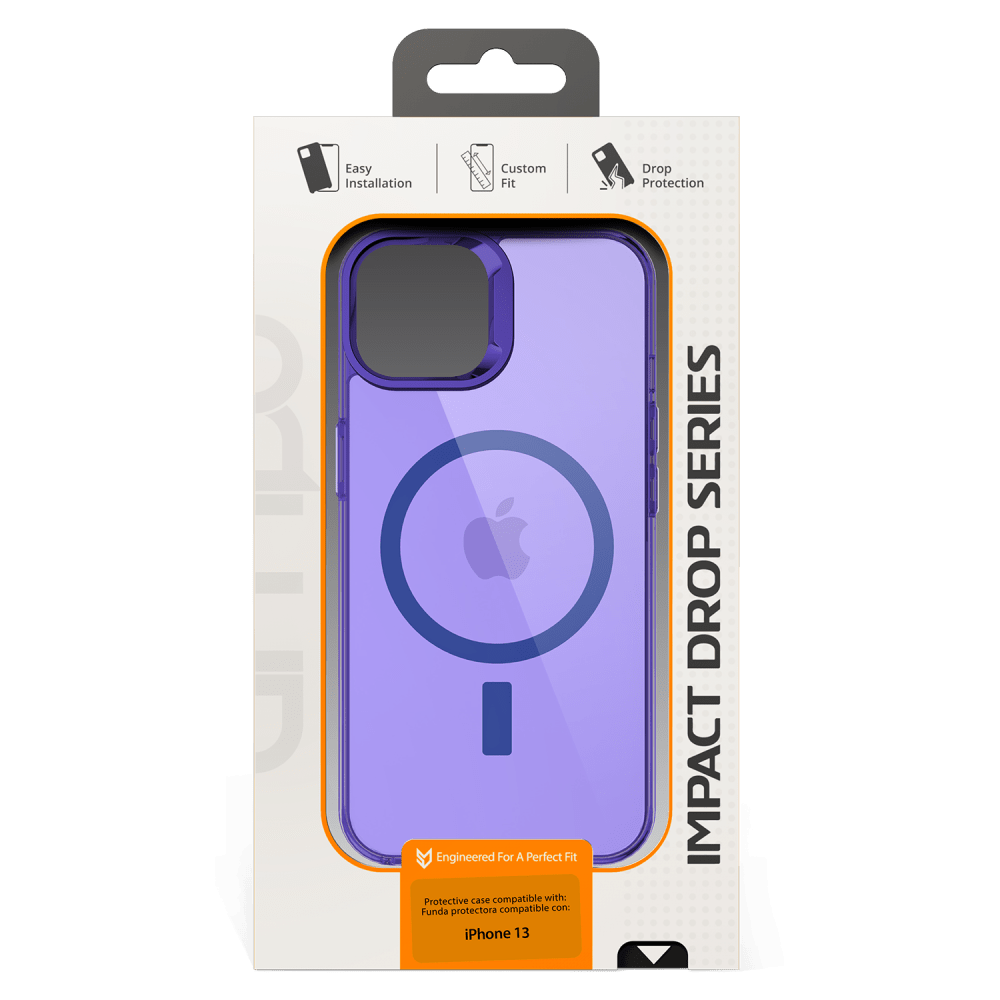 Wholesale cell phone accessory AMPD - TPU  /  Acrylic Drop MagSafe Case for Apple iPhone 13