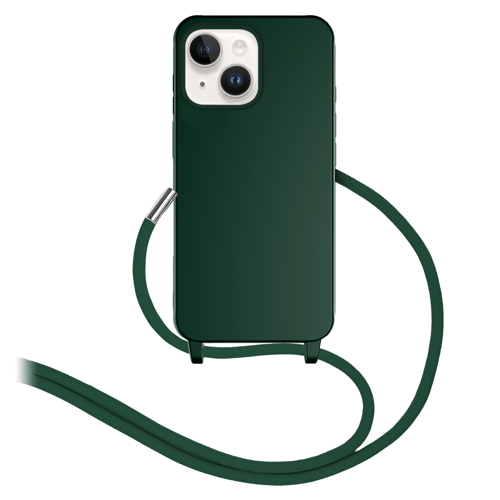 Wholesale cell phone accessory AMPD - Real Feel TPU Crossbody Strap Case for Apple iPhone 13