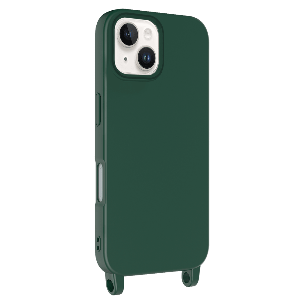 Wholesale cell phone accessory AMPD - Real Feel TPU Crossbody Strap Case for Apple iPhone 13