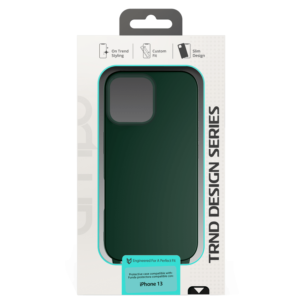 Wholesale cell phone accessory AMPD - Real Feel TPU Crossbody Strap Case for Apple iPhone 13