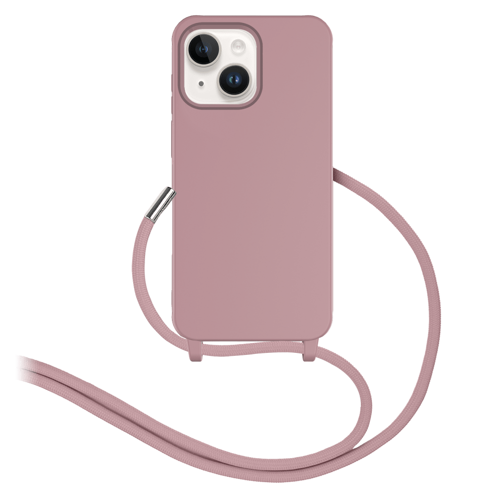 Wholesale cell phone accessory AMPD - Real Feel TPU Crossbody Strap Case for Apple iPhone 13