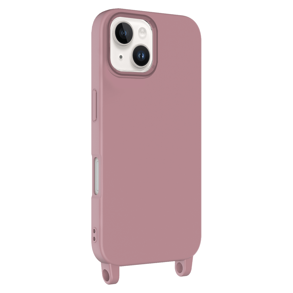 Wholesale cell phone accessory AMPD - Real Feel TPU Crossbody Strap Case for Apple iPhone 13