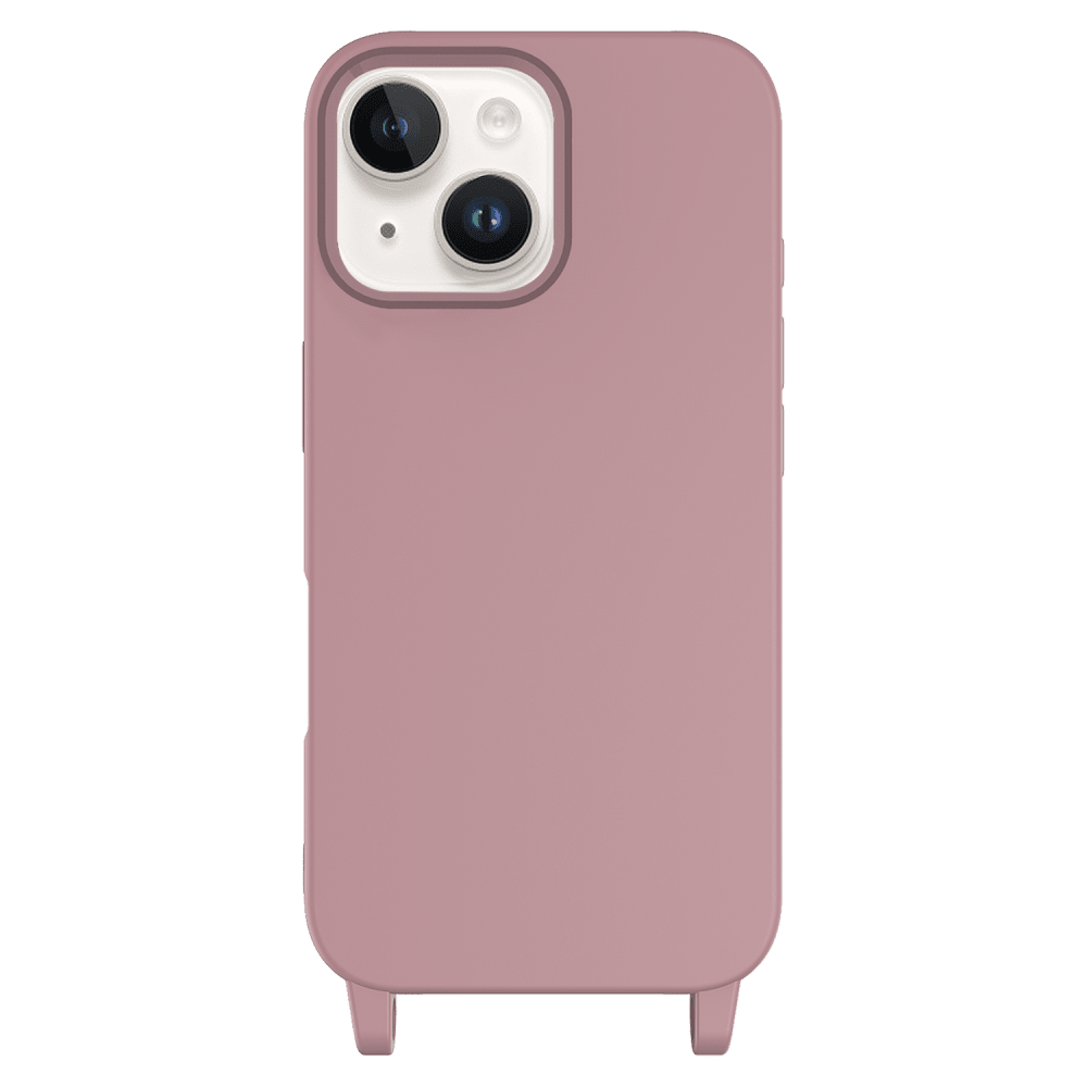 Wholesale cell phone accessory AMPD - Real Feel TPU Crossbody Strap Case for Apple iPhone 13