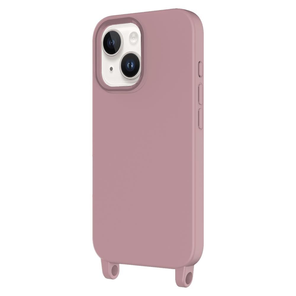 Wholesale cell phone accessory AMPD - Real Feel TPU Crossbody Strap Case for Apple iPhone 13