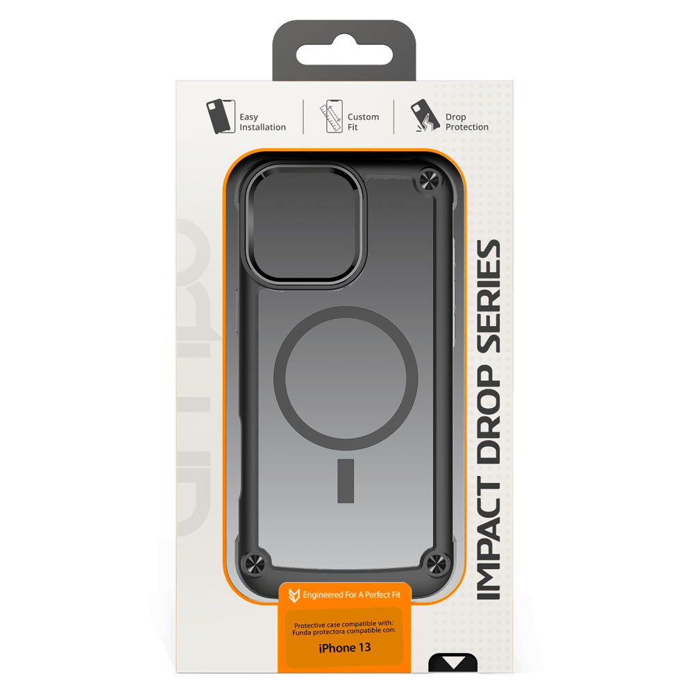 Wholesale cell phone accessory AMPD - DuraBump Case for Apple iPhone 13 - Black