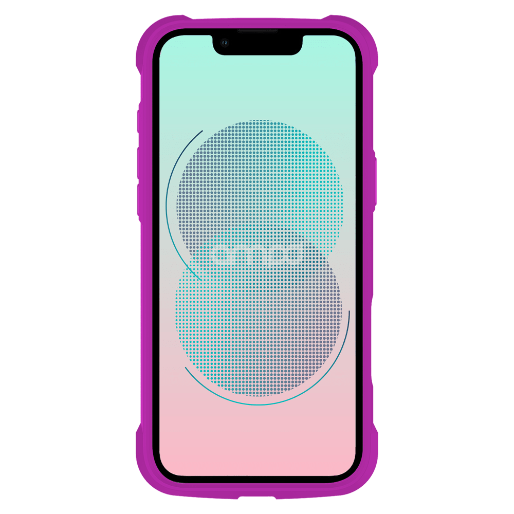 Wholesale cell phone accessory AMPD - DuraBump Case for Apple iPhone 13 - Purple