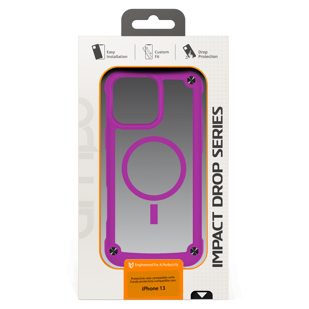 Wholesale cell phone accessory AMPD - DuraBump Case for Apple iPhone 13 - Purple
