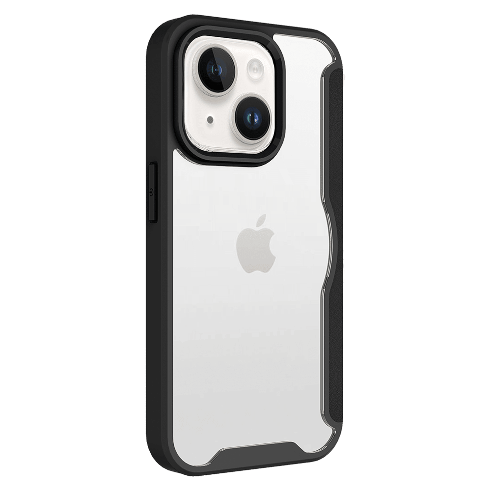 Wholesale cell phone accessory AMPD - TPU  /  Acrylic Wallet Flip Case for Apple iPhone 13 -