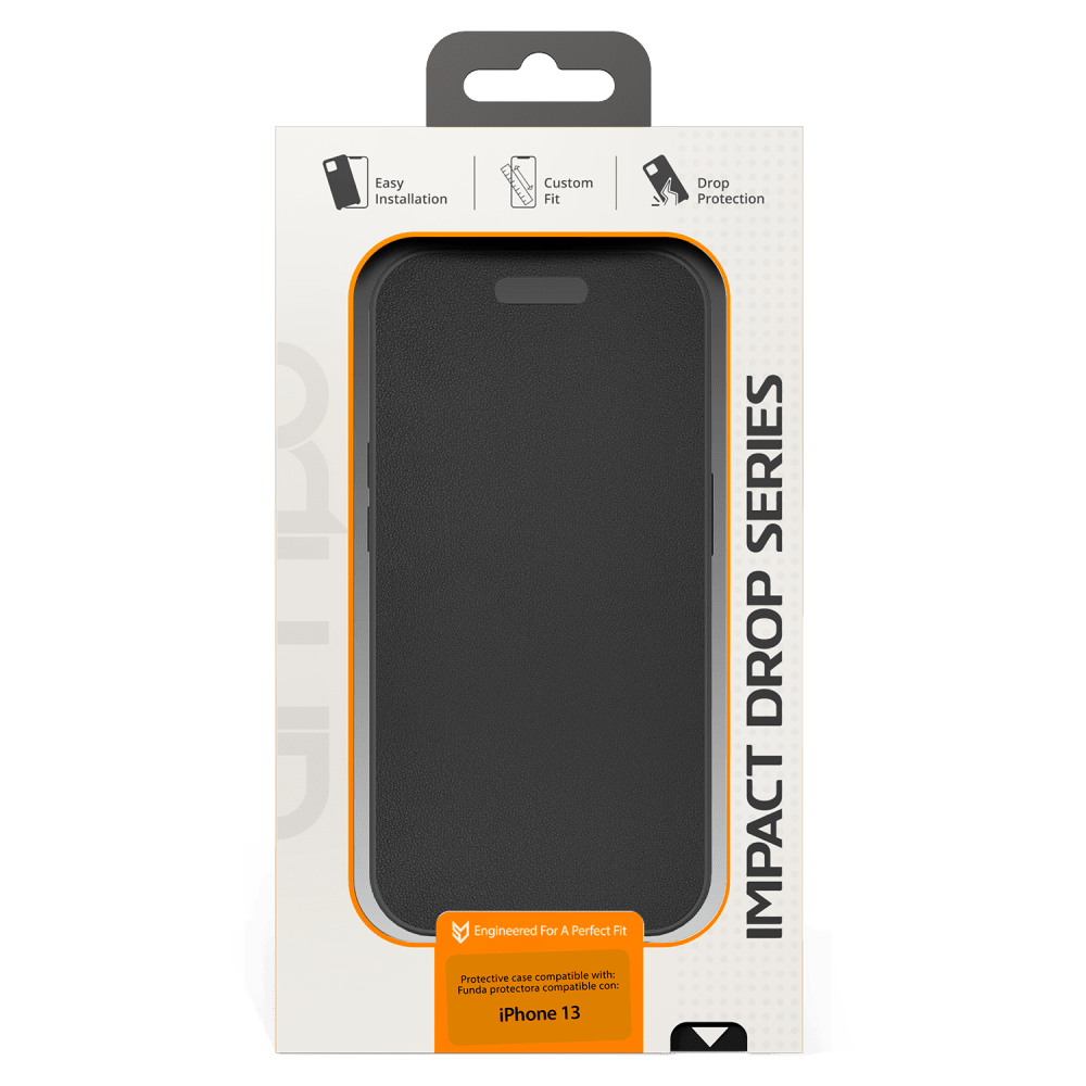 Wholesale cell phone accessory AMPD - TPU  /  Acrylic Wallet Flip Case for Apple iPhone 13 -