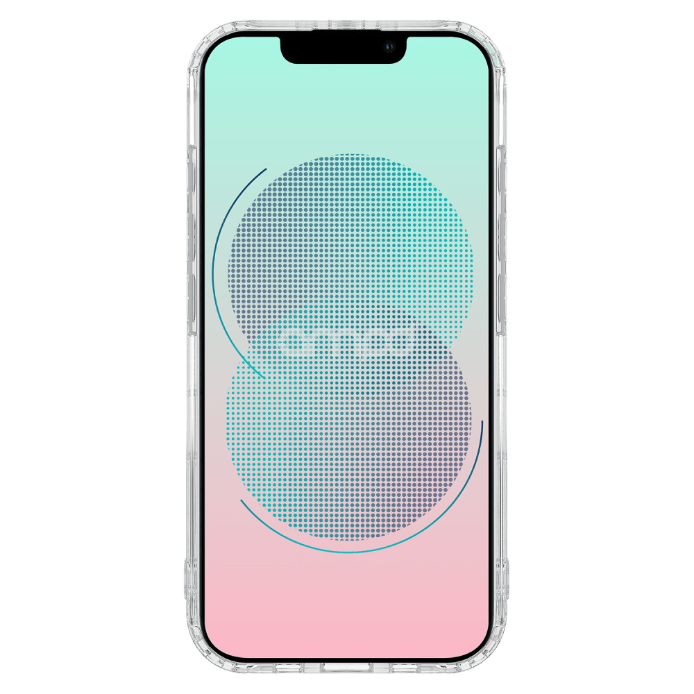 Wholesale cell phone accessory AMPD - HD Print MagSafe Case for Apple iPhone 13 - Palm