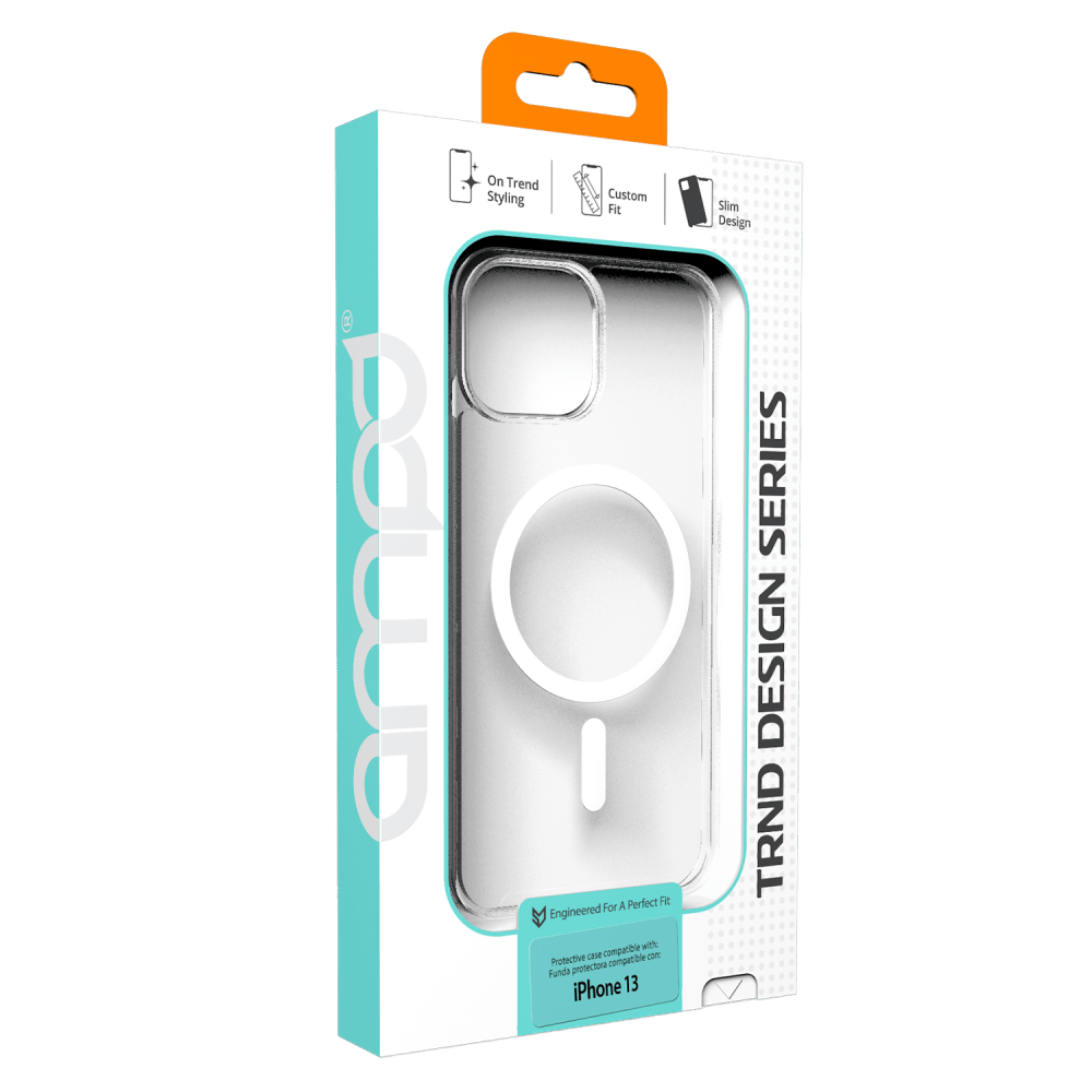 Wholesale cell phone accessory AMPD - TPU  /  Acrylic Crystal Clear MagSafe Case for Apple