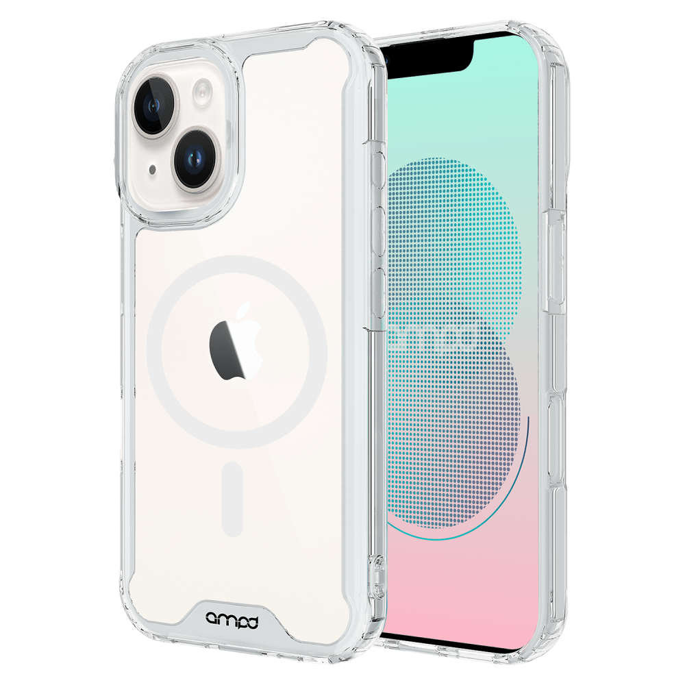 Wholesale cell phone accessory AMPD - TPU  /  Acrylic Crystal Clear Case for Apple iPhone 13