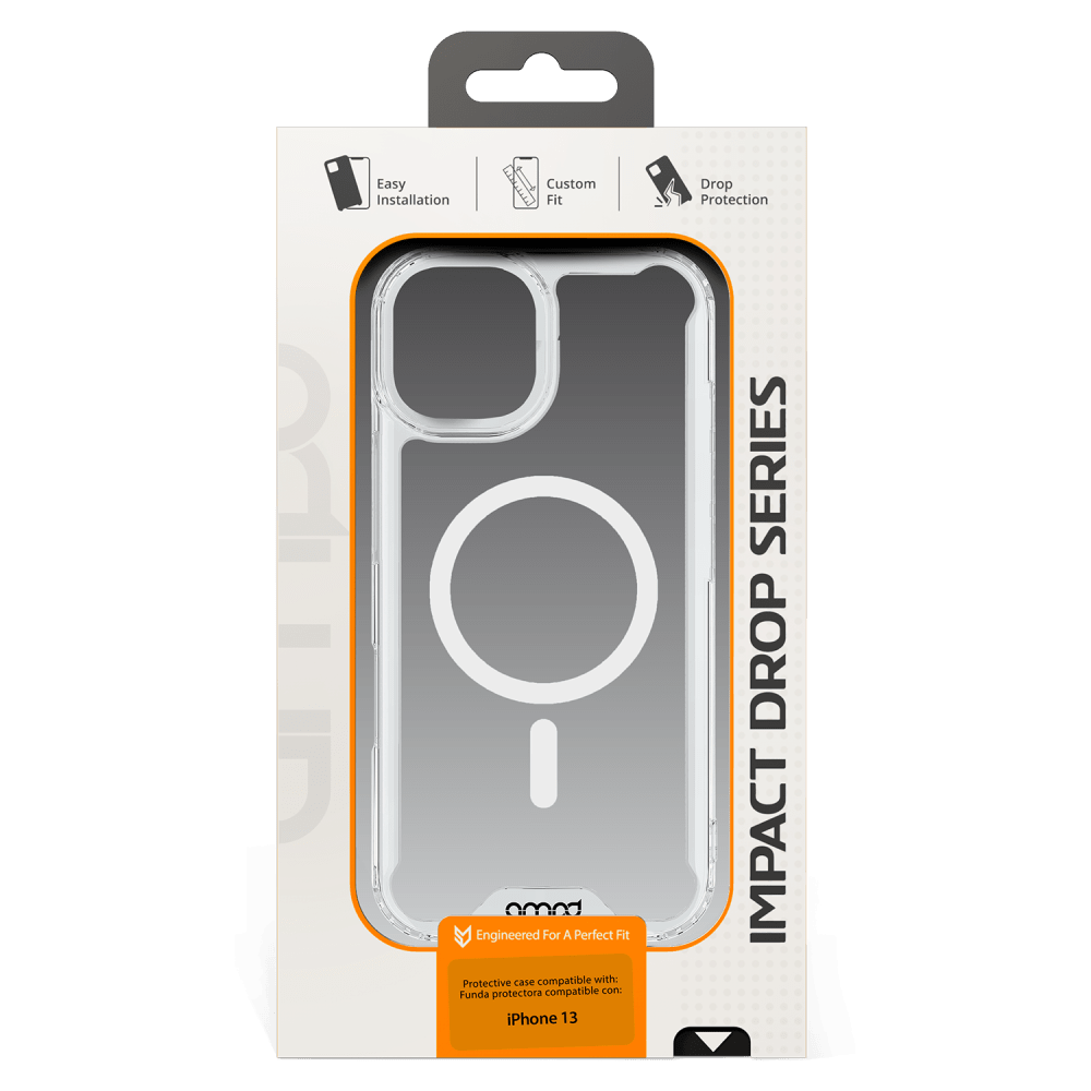 Wholesale cell phone accessory AMPD - TPU  /  Acrylic Crystal Clear Case for Apple iPhone 13