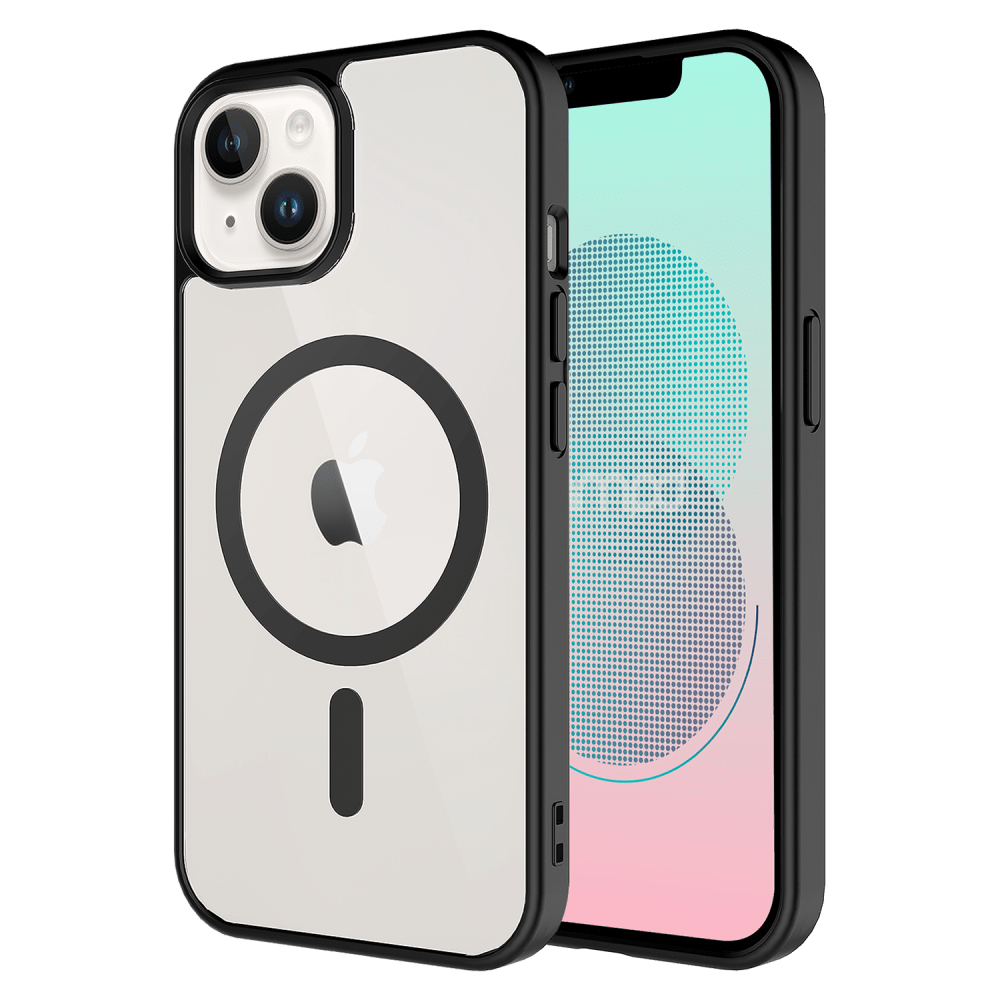 Wholesale cell phone accessory AMPD - TPU  /  Acrylic Bumper Case for Apple iPhone 13 - Black