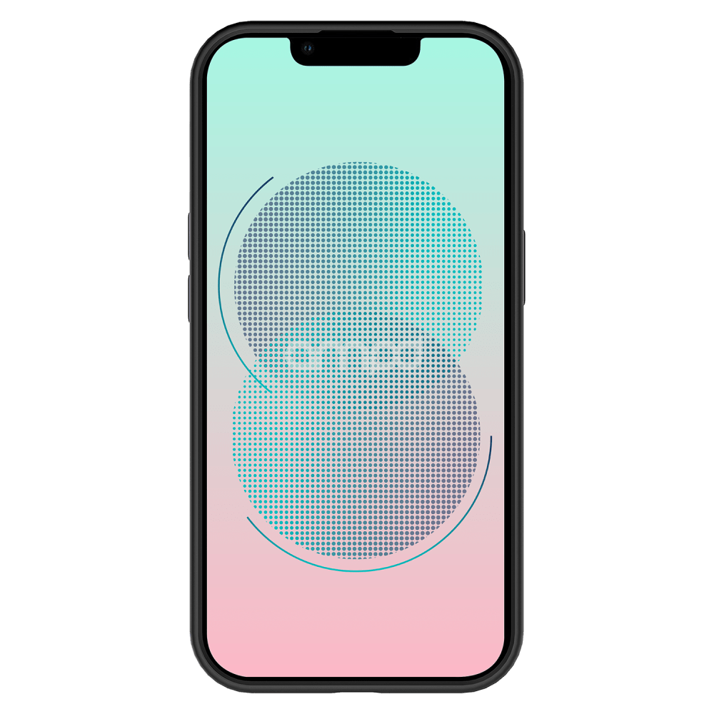Wholesale cell phone accessory AMPD - TPU  /  Acrylic Bumper Case for Apple iPhone 13 - Black