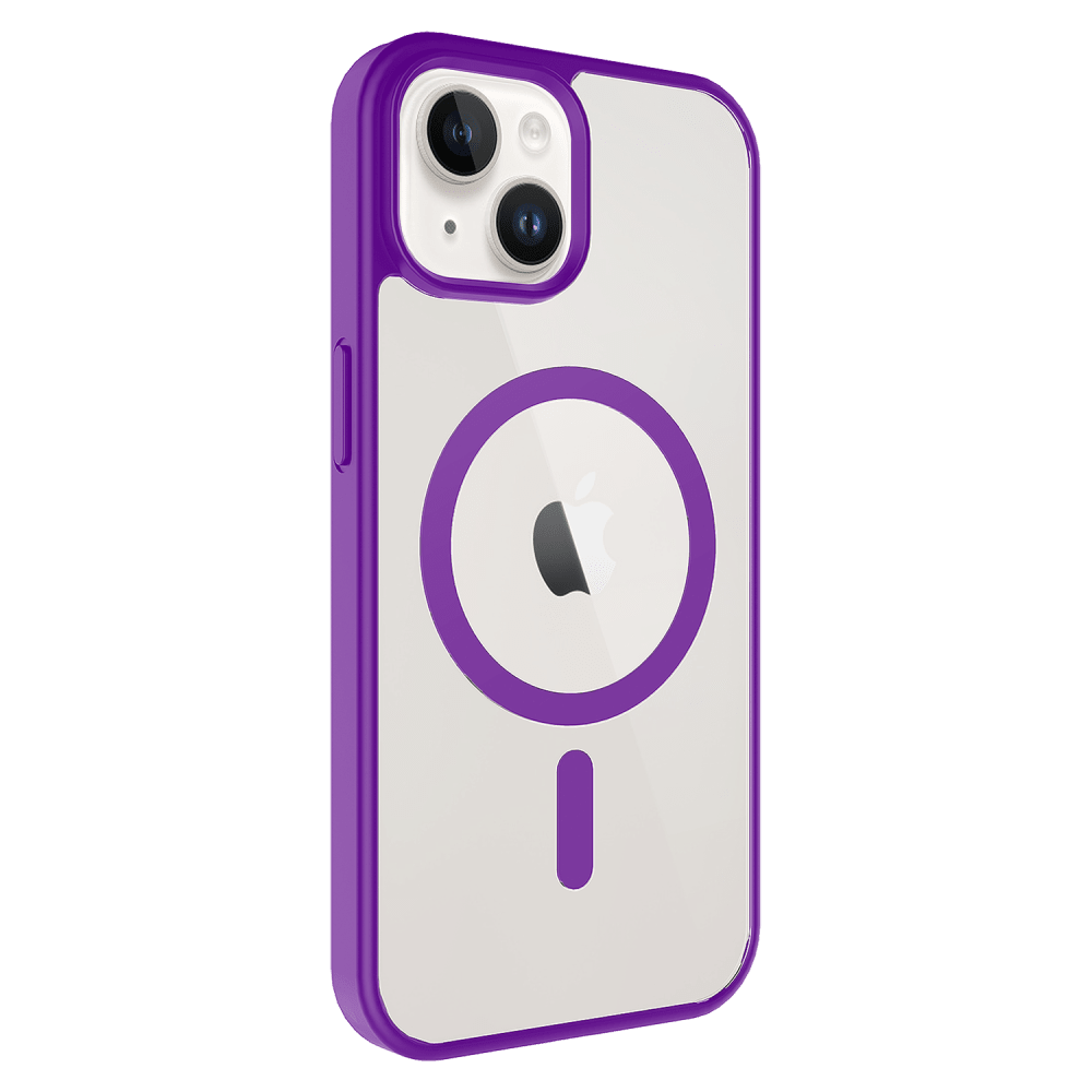 Wholesale cell phone accessory AMPD - TPU  /  Acrylic Bumper Case for Apple iPhone 13 - Purple