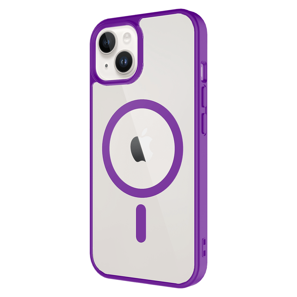Wholesale cell phone accessory AMPD - TPU  /  Acrylic Bumper Case for Apple iPhone 13 - Purple