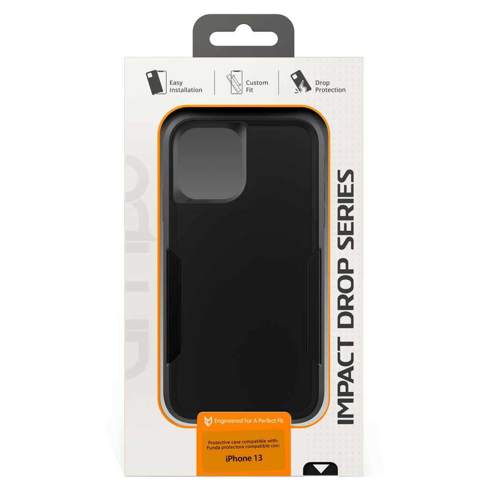 Wholesale cell phone accessory AMPD - Military Drop Case for Apple iPhone 13 - Black