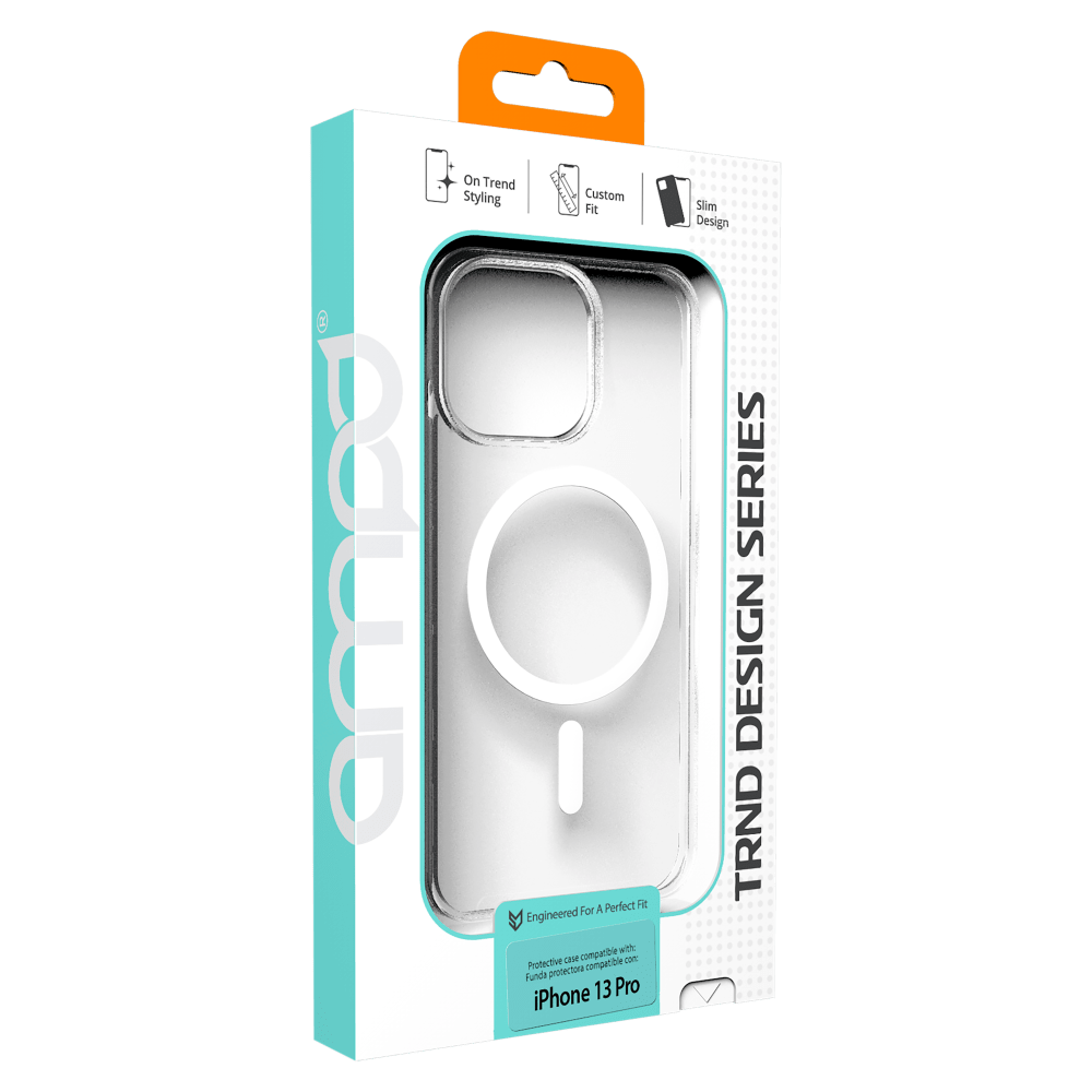 Wholesale cell phone accessory AMPD - TPU  /  Acrylic Crystal Clear MagSafe Case for Apple