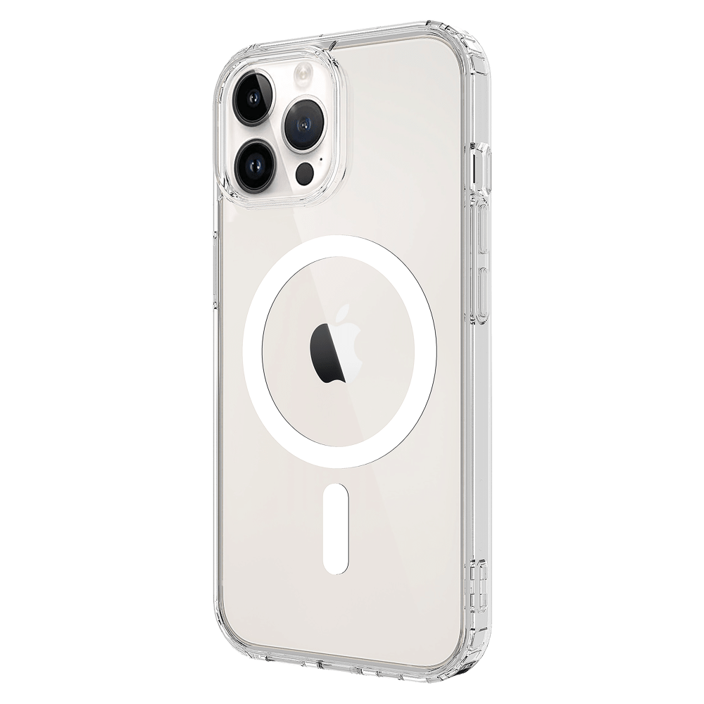 Wholesale cell phone accessory AMPD - TPU  /  Acrylic Crystal Clear MagSafe Case for Apple