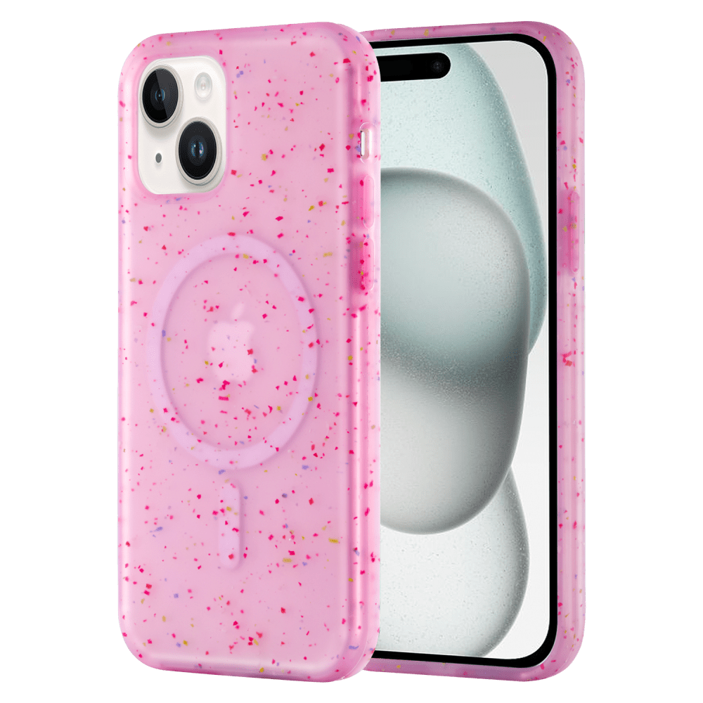 Wholesale cell phone accessory AMPD - Jelly Confetti Soft Shell MagSafe Case for Apple iPhone