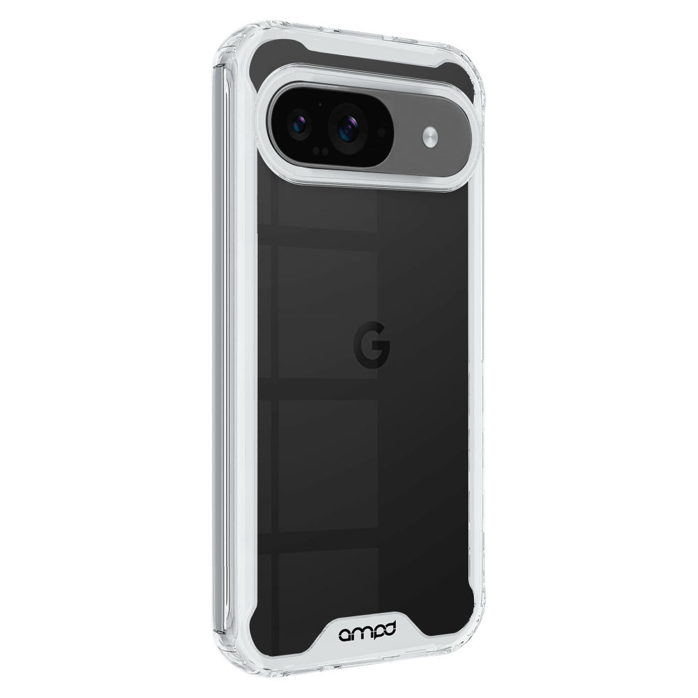 Wholesale cell phone accessory AMPD - TPU  /  Acrylic Crystal Clear Case for Google Pixel 9