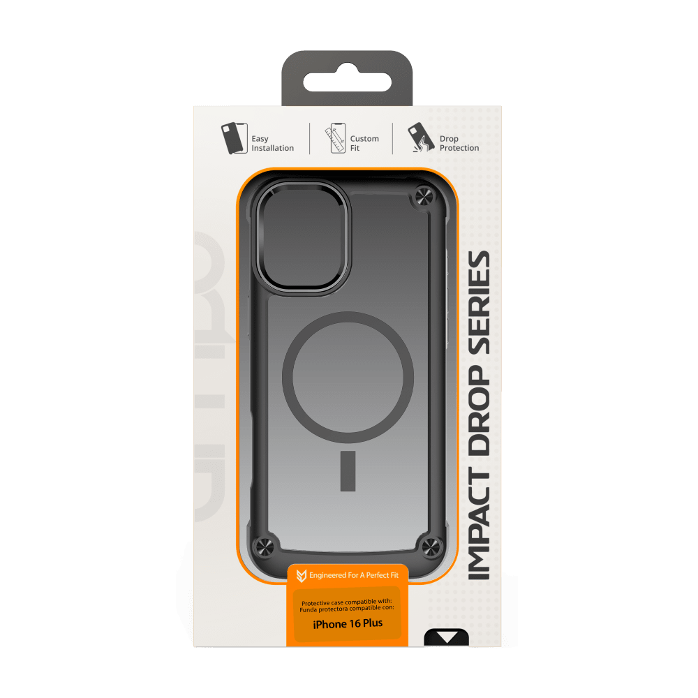 Wholesale cell phone accessory AMPD - DuraBump MagSafe Case for Apple iPhone 16 Plus - Black