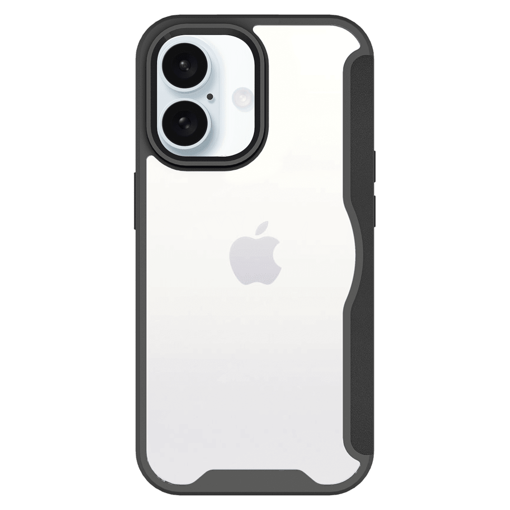 Wholesale cell phone accessory AMPD - TPU   /   Acrylic Wallet Flip MagSafe Case for Apple