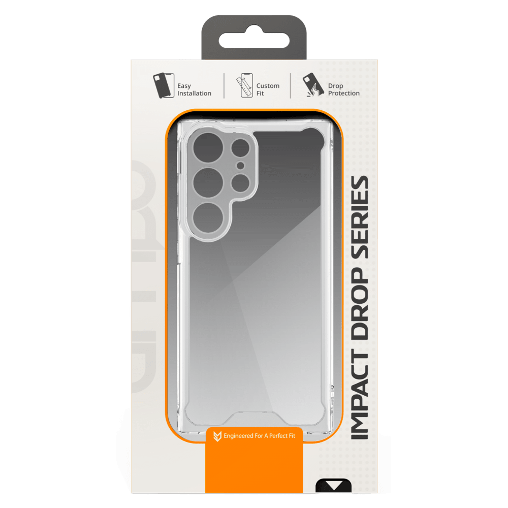 Wholesale cell phone accessory AMPD - TPU  /  Acrylic Crystal Clear Case for Samsung Galaxy