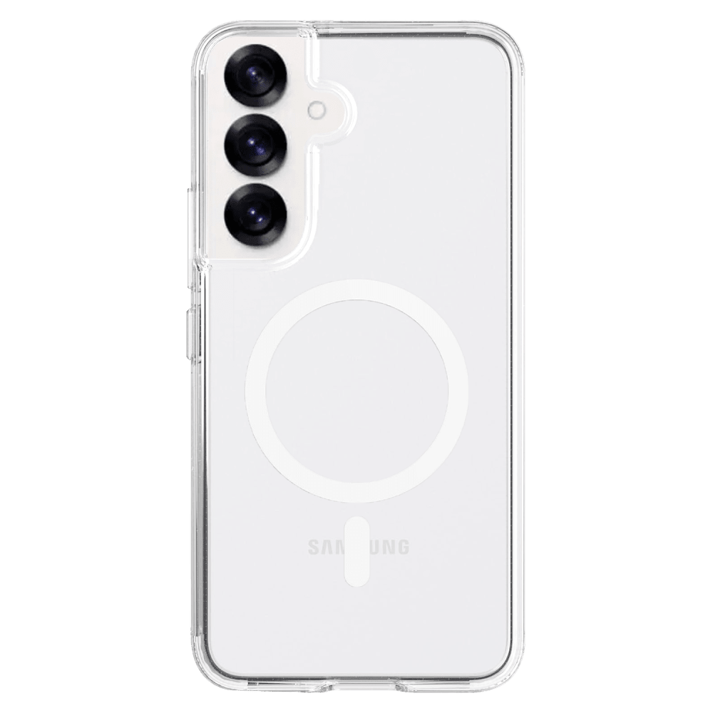 Wholesale cell phone accessory AMPD - TPU   /   Acrylic Crystal Clear Case with Mag Ring for
