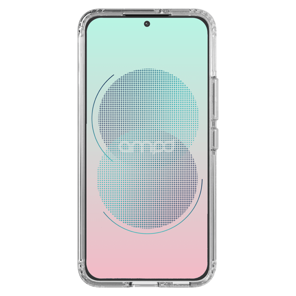 Wholesale cell phone accessory AMPD - TPU   /   Acrylic Crystal Clear Case with Mag Ring for