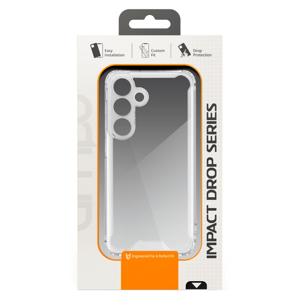 Wholesale cell phone accessory AMPD - TPU  /  Acrylic Crystal Clear Case for Samsung Galaxy