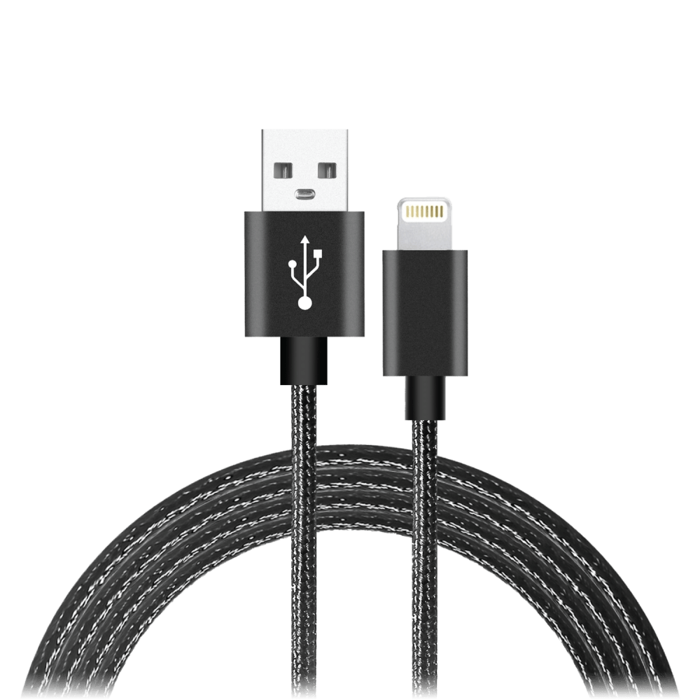 Wholesale cell phone accessory AMPD - Volt Plus USB A to Apple Lightning Braided Cable 6ft -