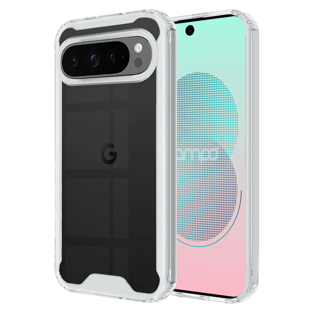 Wholesale cell phone accessory AMPD - TPU  /  Acrylic Crystal Clear Case for Google Pixel 9