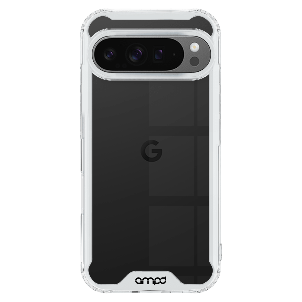 Wholesale cell phone accessory AMPD - TPU  /  Acrylic Crystal Clear Case for Google Pixel 9