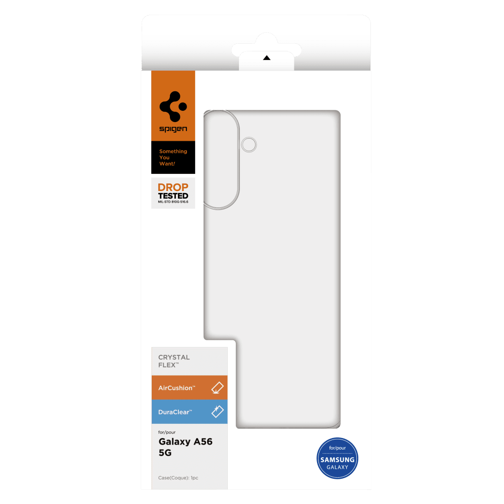 Wholesale cell phone accessory Spigen - Crystal Flex Case for Samsung Galaxy A56 5G - Clear