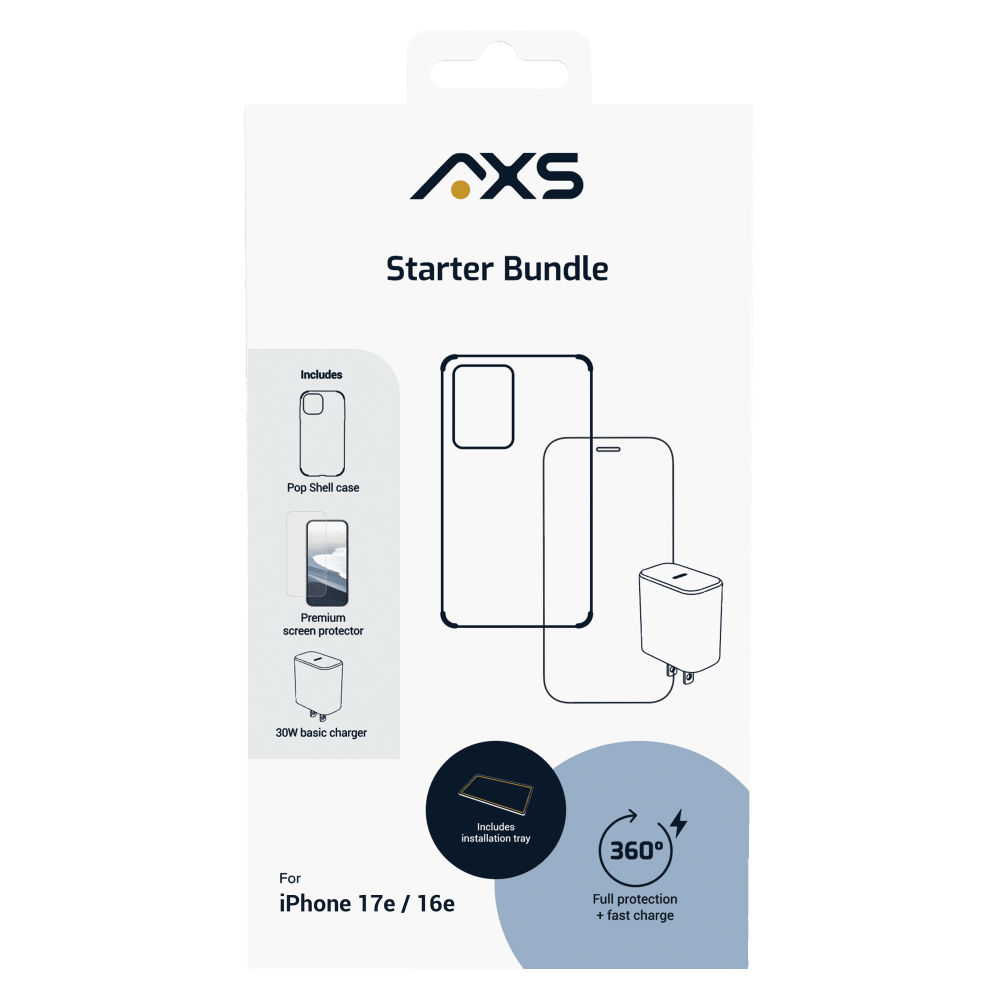 Wholesale cell phone accessory AXS - POP Bundle (Includes Pop Shell Case, Screen Protector