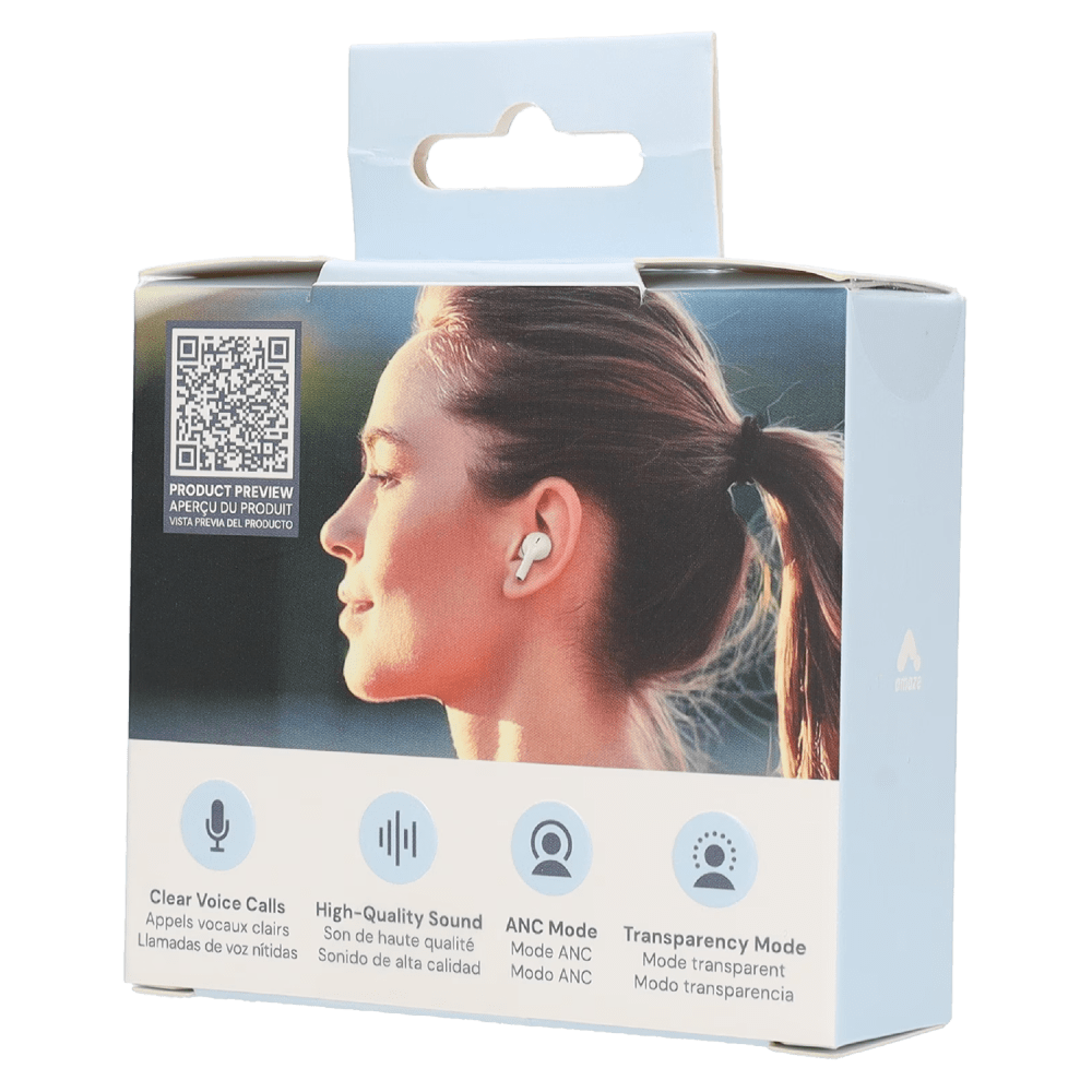 Wholesale cell phone accessory Amaze - 5.0 True Wireless Earbuds with USB C Charging Case -