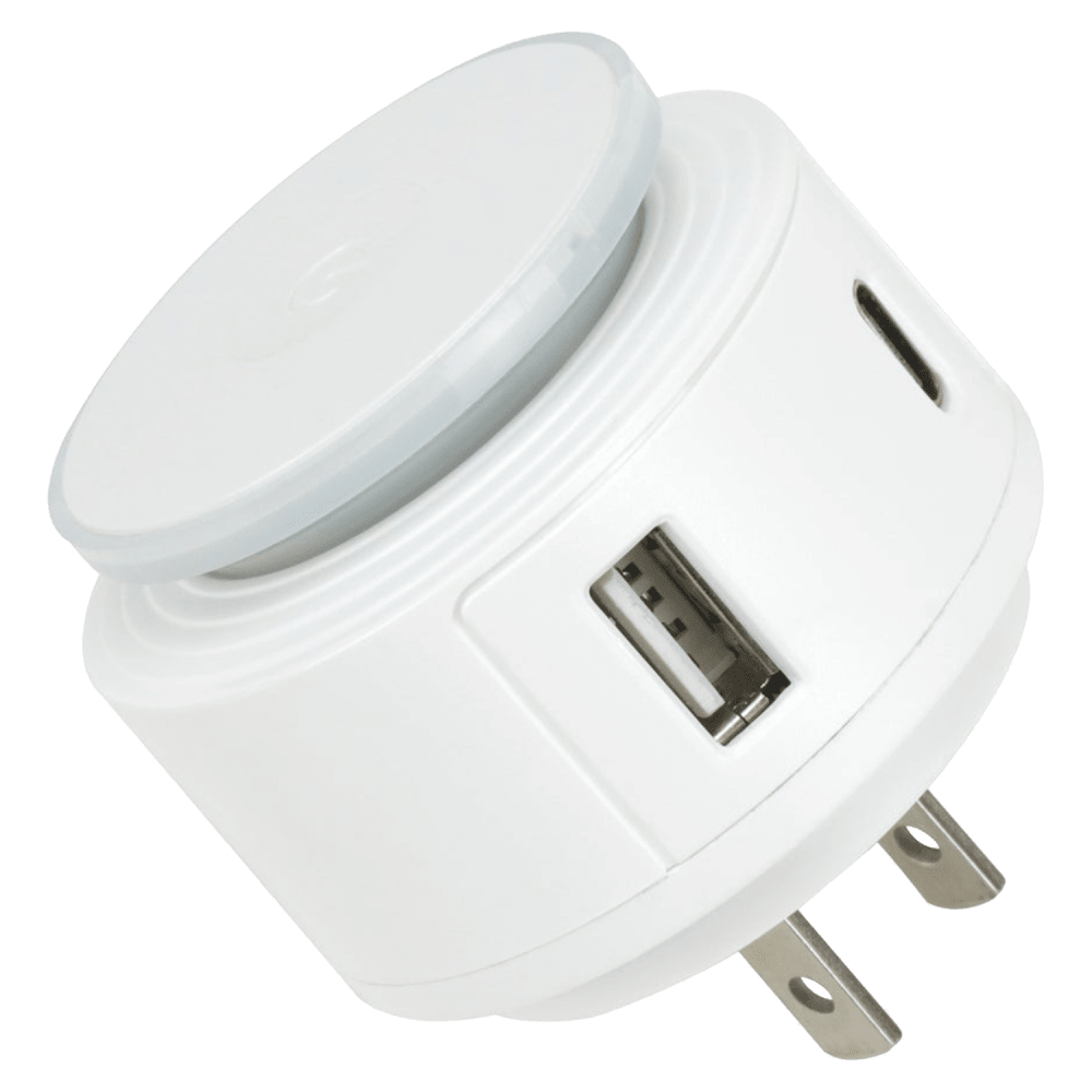 Wholesale cell phone accessory Amaze - PD 20W Dual-port Wall Charger Multicoloured LED - White