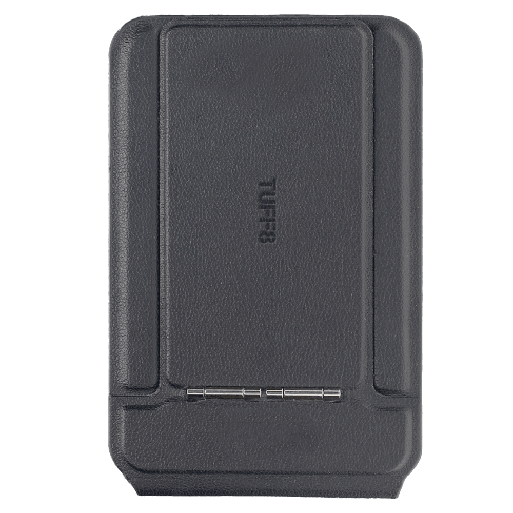 Wholesale cell phone accessory TUFF8 - Foldable Origami Wallet Stand - Black