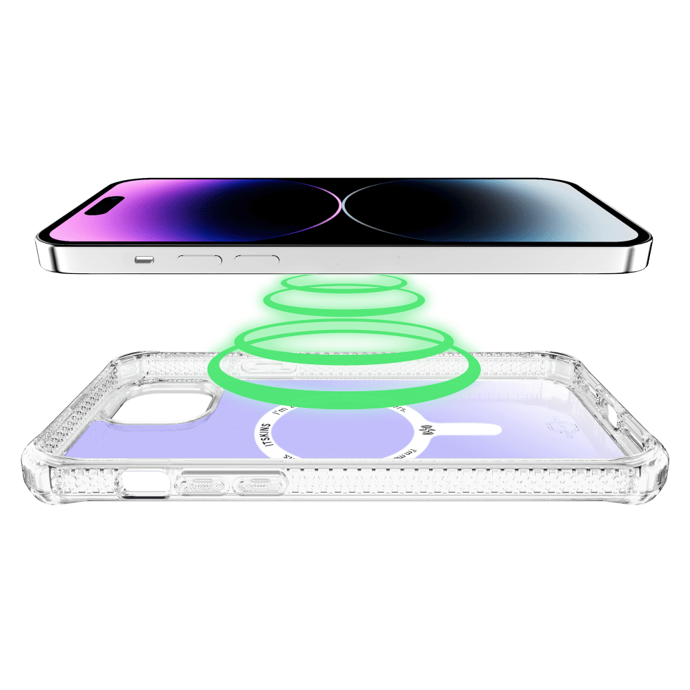 Wholesale cell phone accessory ITSKINS - Hybrid_R Iridescent MagSafe Case for Apple iPhone