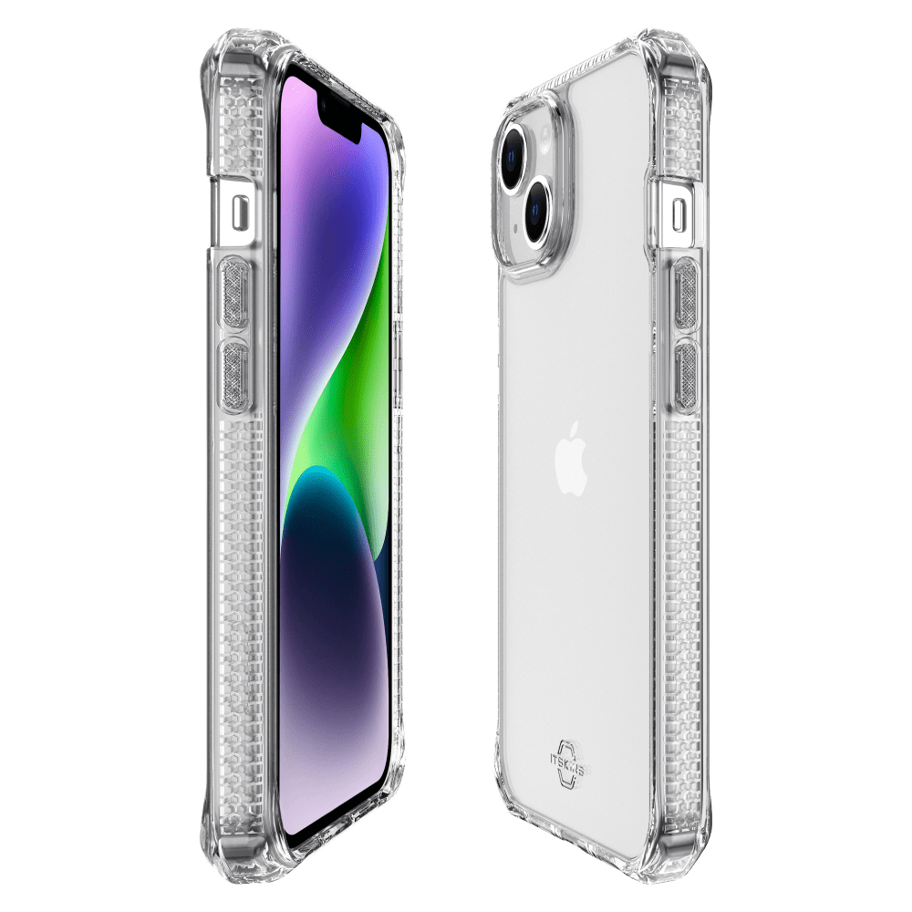 Wholesale cell phone accessory ITSKINS - Hybrid_R Clear Case for Apple iPhone 15 Plus  /  iPhone