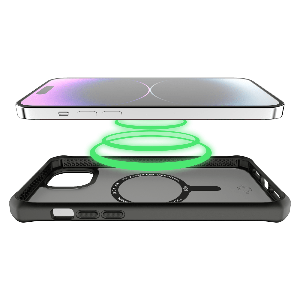 Wholesale cell phone accessory ITSKINS - Hybrid_R Frost MagSafe Case for Apple iPhone 15 Plus