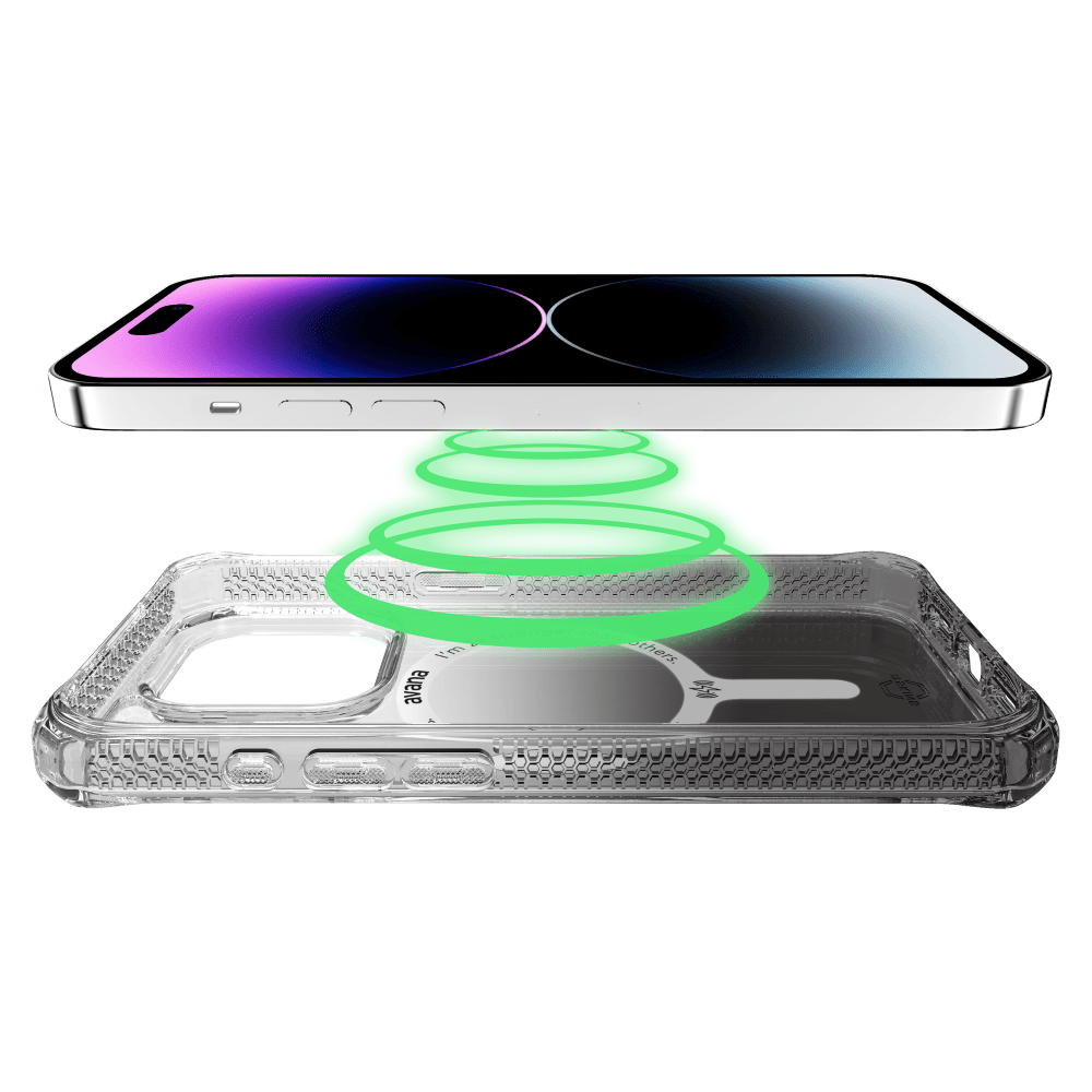 Wholesale cell phone accessory ITSKINS - Hybrid_R Ombre MagSafe Case for Apple iPhone 15 Pro