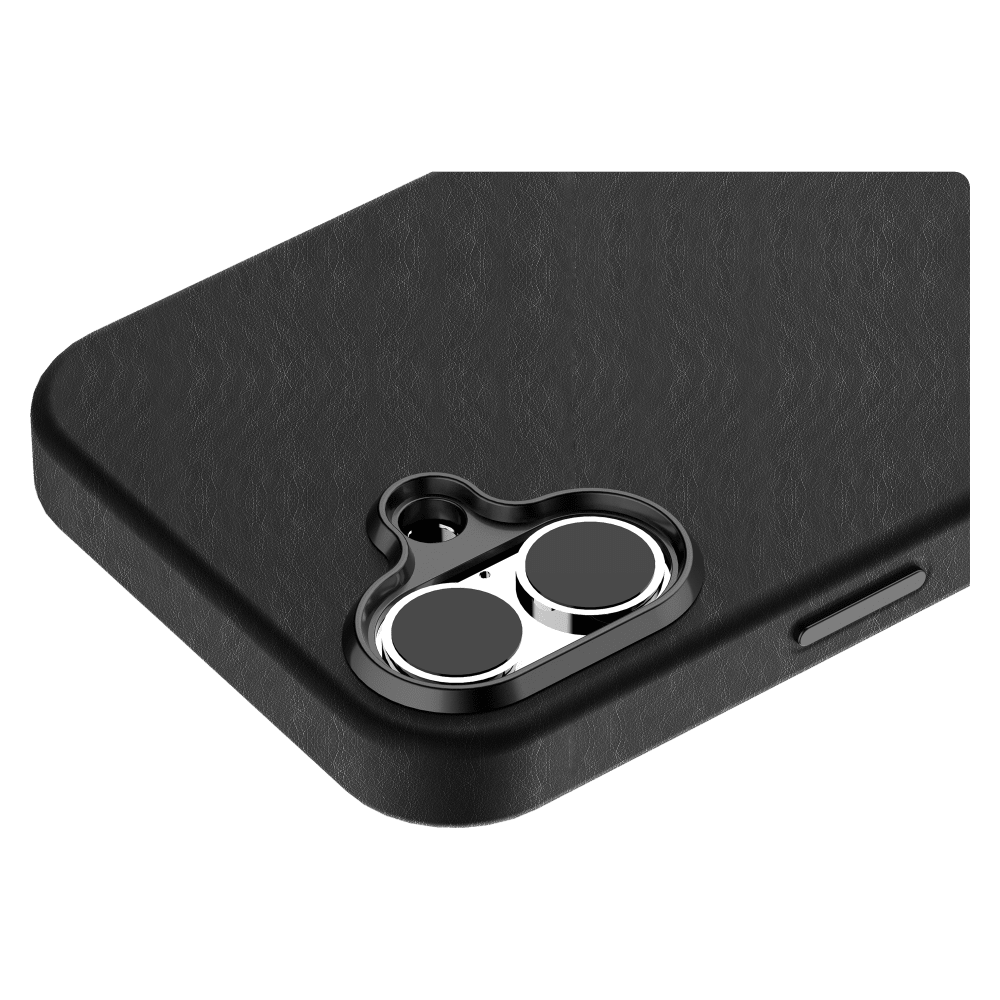 Wholesale cell phone accessory Avana - Leather MagSafe Case for Apple iPhone 16 - Ash